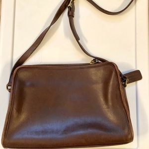 Brown Leather Coach Crossbody Bag/Purse